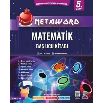 Nartest Yayınları 5. Sınıf Matematik Metaword Baş Ucu Kitabı Ali Can Güllü