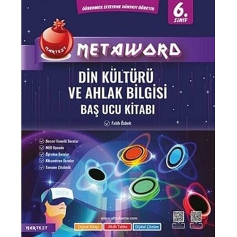 Nartest Yayınları 6. Sınıf Din Kültürü Ve Ahlak Bilgisi Metaword Baş Ucu Kitabı Fatih Özbek