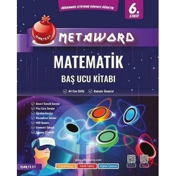 Nartest Yayınları 6. Sınıf Matematik Metaword Baş Ucu Kitabı Ali Can Güllü