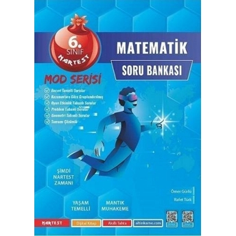 Nartest Yayınları 6. Sınıf Matematik Mod Serisi Soru Bankası Komisyon