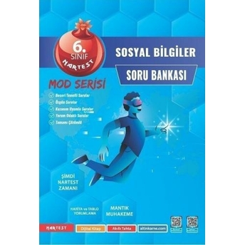 Nartest Yayınları 6. Sınıf Sosyal Bilgiler Mod Serisi Soru Bankası Komisyon