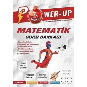 Nartest Yayınları 7. Sınıf Matematik Power Up Soru Bankası Ibrahim Erkol