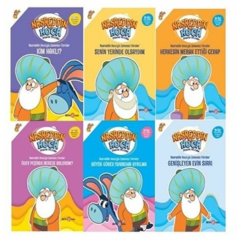 Nasreddin Hoca'yla Zamansız Fıkralar Serisi (6 Kitap Takım) Fatma Hazan Türkkol