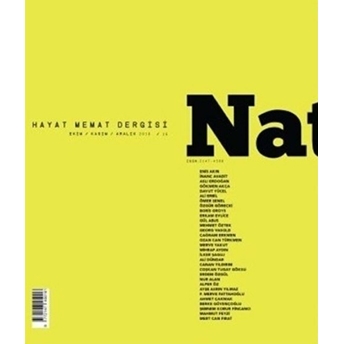 Natama Dergisi Sayı: 16 Ekim - Kasım - Aralık 2016 Kolektif