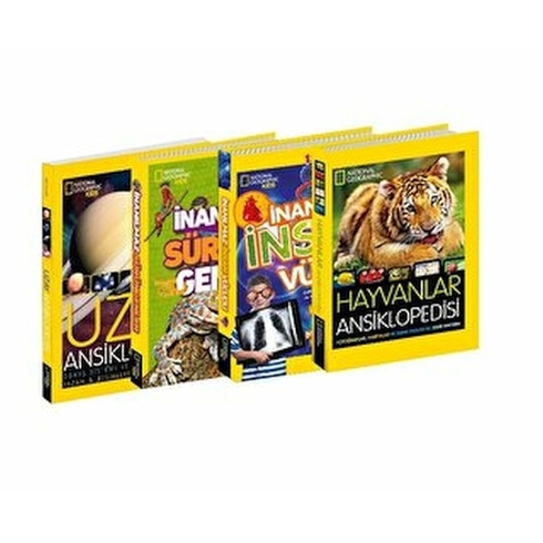 National Geographic Kids Ansiklopedi Seti - 4 Kitap