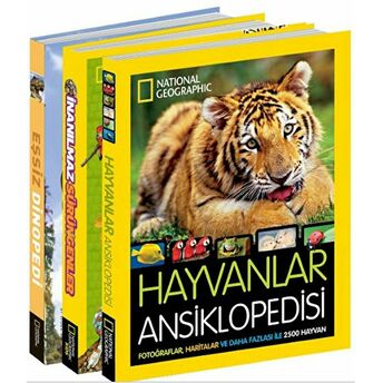 National Geographic Kids Hayvanlar Ansiklopedi Seti 3 Kitap Takım - Kolektif