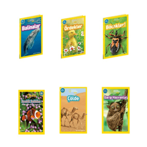 National Geographic Kids Okul Öncesi Serisi 6 Kitap Melissa Stewart