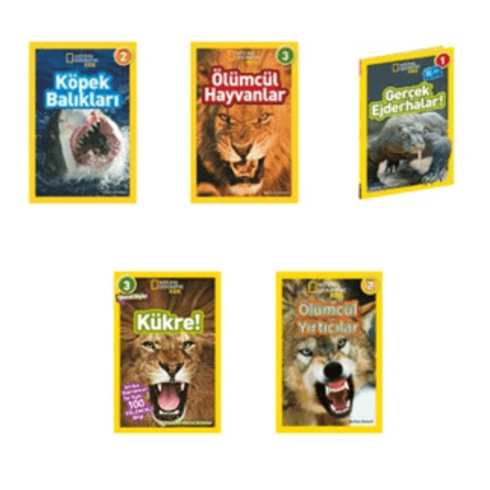 National Geographic Kids Ölümcül Hayvanlar Seti 5 Kitap Melissa Stewart