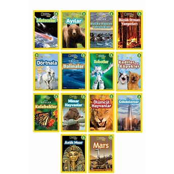 National Geographic Kids Seviye 3 Seti 14 Kitap