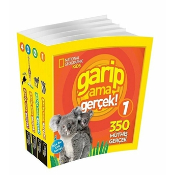 National Geographic Kidsgarip Ama Gerçek  Seti (4 Kitap)