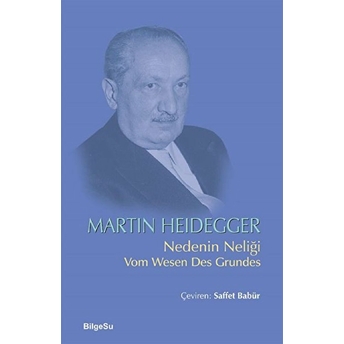 Nedenin Neliği Martin Heidegger