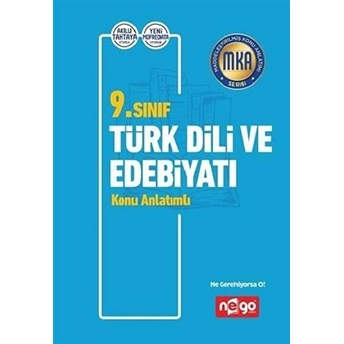 Nego Yayınları 9.Sınıf Türk Dili Ve Edebiyatı Konu Anlatımlı