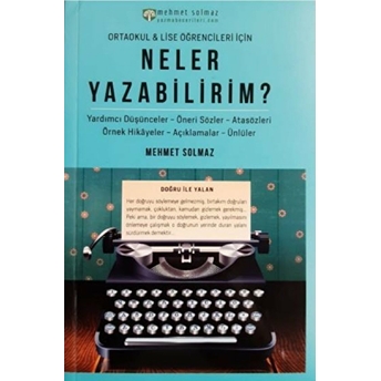 Neler Yazabilirim Mehmet Solmaz