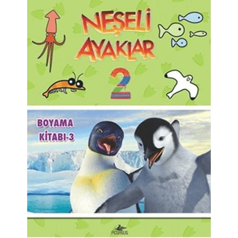 Neşeli Ayaklar 2 -Boyama Kitabı 3-Bahar Düzen