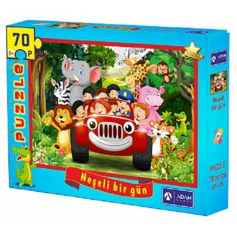 Neşeli Bir Gün 70 Parça Puzzle (33 X25)