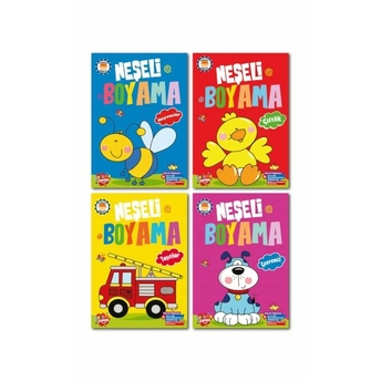 Neşeli Boyama 10 Set 1 Set (44 Kitap)