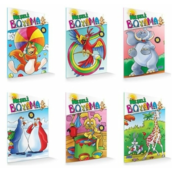 Neşeli Boyama (6 Kitap Takım) Kolektif