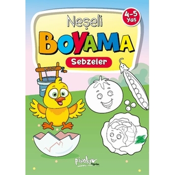 Neşeli Boyama Sebzeler 4-5 Yaş