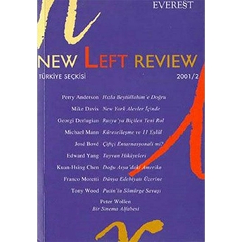 New Left Review: 2001 / 2 Türkiye Seçkisi Perry Anderson