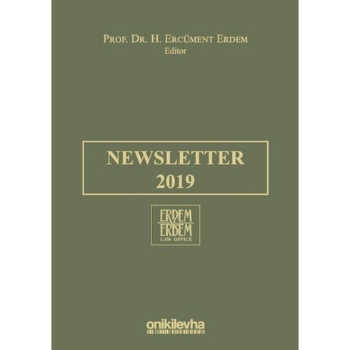 Newsletter 2019 - H. Ercüment Erdem