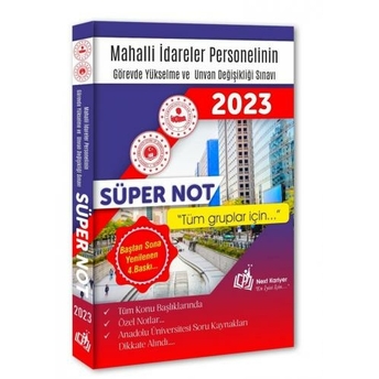 Next Kariyer 2023 Mahalli Idareler Personelinin Gys Ve Unvan Değişikliği Sınavı Tüm Gruplar Için Süper Not Komisyon