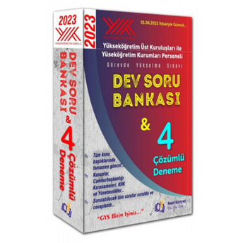 Next Kariyer 2023 Yükseköğretim Üst Kuruluşları Ile Yükseköğretim Kurumları Personeli Gys Dev Soru Bankası & 4 Çözümlü Deneme Komisyon