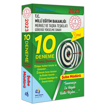 Next Kariyer Yayınları 2023 T.c Milli Eğitim Bakanlığı Merkez Taşra Teşkilatı 10'Lu Deneme Seti -2 Komisyon