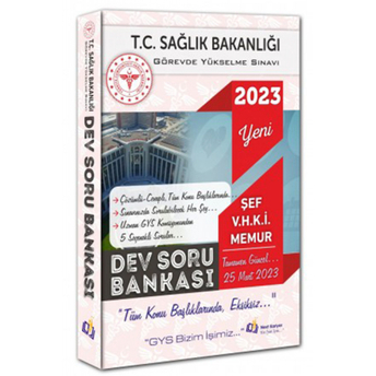 Next Kariyer Yayınları 2023 T.c Sağlık Bakanlığı Görevde Yükselme Sınavı Şef V.h.k.i &Amp; Memur Dev Soru Bankası Komisyon