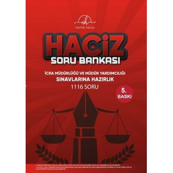 Nezihe Hatun Icra Müdürlüğü Ve Yardımcılığı Sınavı Haciz Soru Bankası Nezihe Hatun