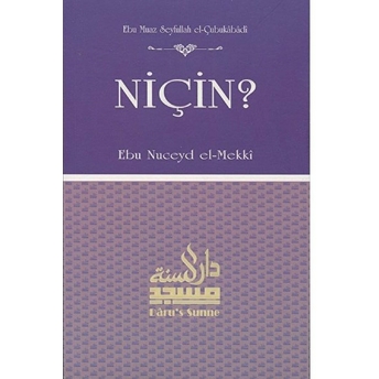 Niçin?