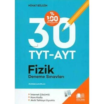 Nihat Bilgin Tyt-Ayt Fizik 30'Lu Deneme Sınavı Nihat Bilgin