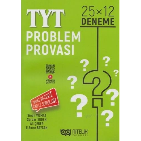 Nitelik Tyt Problem Provası 25X12 Deneme