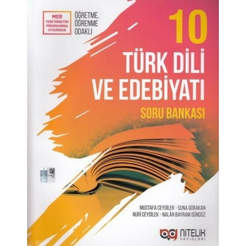 Nitelik Yayınları 10. Sınıf Türk Dili Ve Edebiyatı Soru Bankası - Mustafa Ceydilek