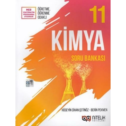 Nitelik Yayınları 11. Sınıf Kimya Soru Bankası - Hüseyin Cihan Çetinöz