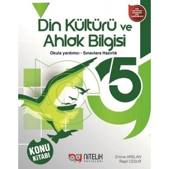 Nitelik Yayınları 5. Sınıf Din Kültürü Ve Ahlak Bilgisi Konu Kitabı Komisyon