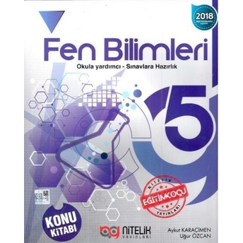 Nitelik Yayınları 5. Sınıf Fen Bilimleri Konu Kitabı Komisyon