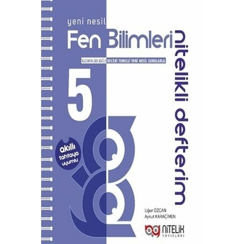 Nitelik Yayınları 5. Sınıf Fen Bilimleri Nitelikli Defterim Komisyon