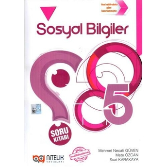 Nitelik Yayınları 5. Sınıf Sosyal Bilgiler Soru Kitabı Komisyon