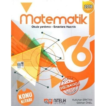 Nitelik Yayınları 6. Sınıf Matematik Konu Kitabı Komisyon