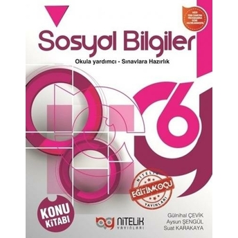 Nitelik Yayınları 6. Sınıf Sosyal Bilgiler Konu Kitabı Gülnihal Çevik