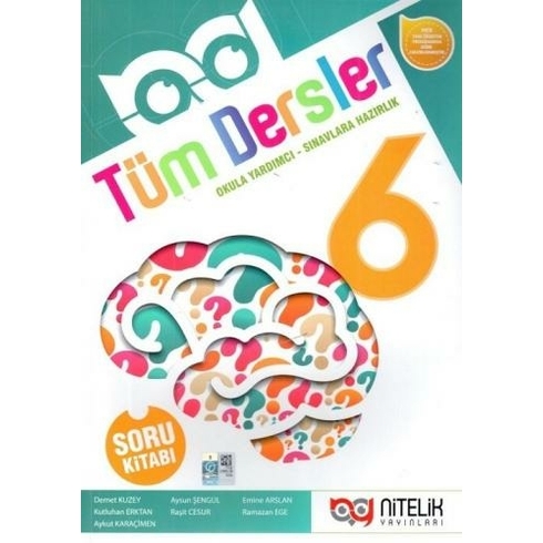 Nitelik Yayınları 6. Sınıf Tüm Dersler Soru Kitabı