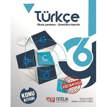 Nitelik Yayınları 6. Sınıf Türkçe Konu Kitabı Komisyon