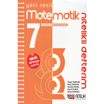 Nitelik Yayınları 7. Sınıf Matematik Nitelikli Defterim Komisyon