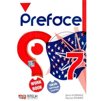 Nitelik Yayınları 7. Sınıf Preface Workbook Komisyon