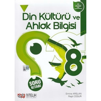 Nitelik Yayınları 8. Sınıf Din Kültürü Ve Ahlak Bilgisi Soru Kitabı Komisyon