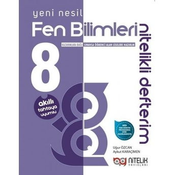 Nitelik Yayınları 8. Sınıf Fen Bilimleri Nitelikli Defterim Komisyon