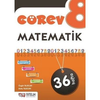 Nitelik Yayınları 8. Sınıf Matematik Görev Çalışma Föyleri Komisyon