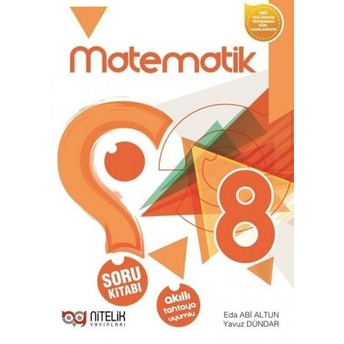 Nitelik Yayınları 8. Sınıf Matematik Soru Kitabı Komisyon