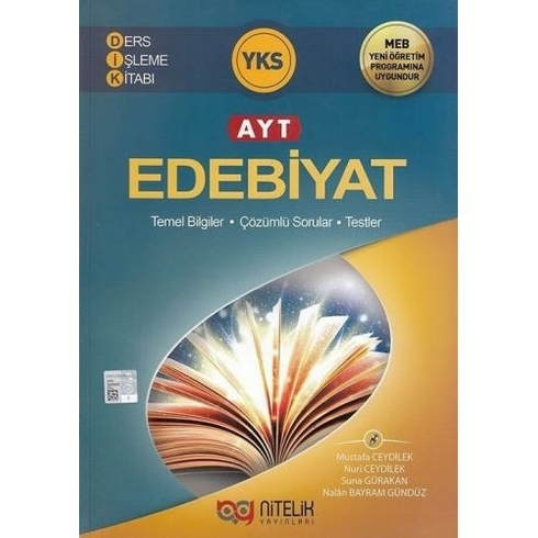 Nitelik Yayınları Ayt Edebiyat Ders Işleme Kitabı - Nuri Ceydilek, Mustafa Ceydilek