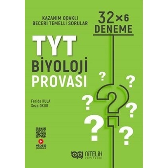 Nitelik Yayınları Tyt Biyoloji Provası 32 X 6 Deneme Komisyon